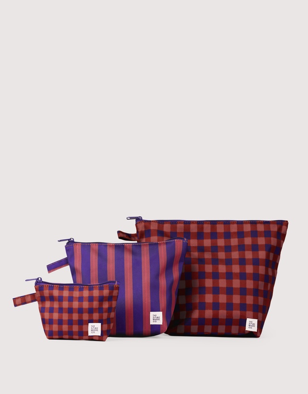 The Somewhere Co - Chestnut Handy Pouch Trio