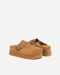 Ozwear Connection Uggs - Ugg Women Aussie Platform Soft Footbed