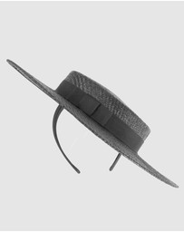 Max Alexander - Black Boater Hat