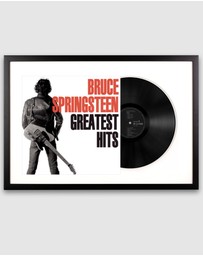 iWorld - Framed Bruce Springsteen Greatest Hits Vinyl Album Art