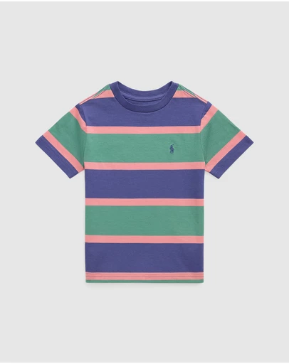 Polo Ralph Lauren - Striped Cotton Jersey Tee - Babies-Kids