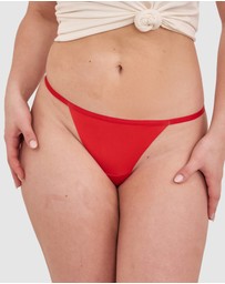 Bras N Things - Smooth Comfort String-Light Red