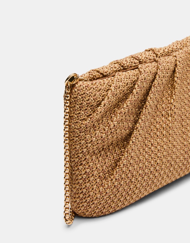 Steve Madden - BPalomaa Natural Clutch Crossbody Bag