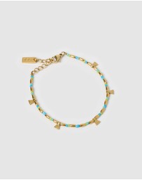 Arms Of Eve - Natalia Gold Bracelet - Ocean