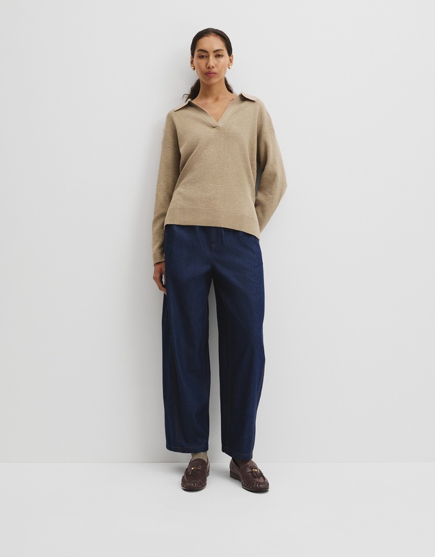 Country Road - Cotton Linen Long Sleeve Knit