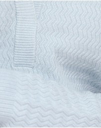 Belle & Bloom - Frankie Textured Kniteed Polo Long Sleeve Top