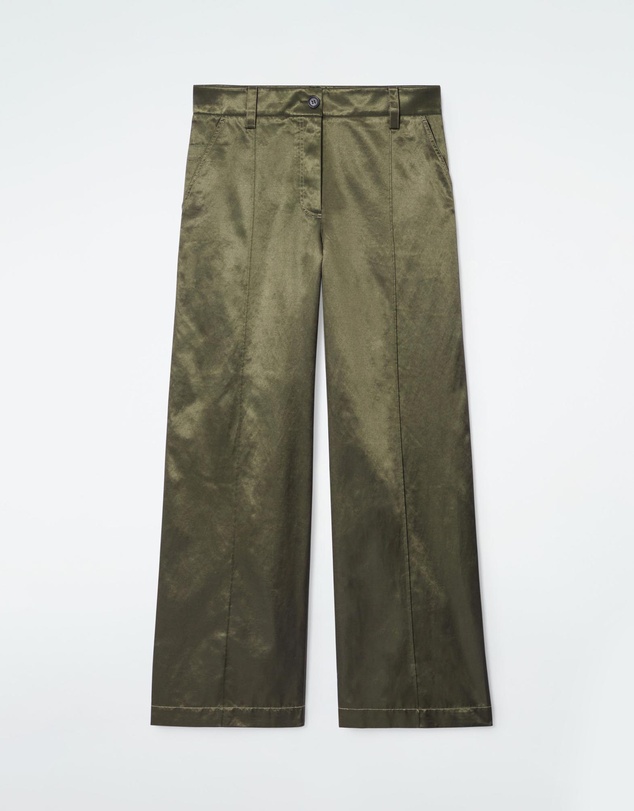 COS - Pintucked Satin Utility Trousers