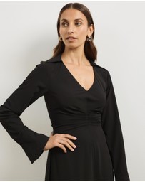 Atmos&Here - Franki Ruched Waist Midi Dress