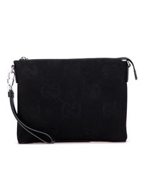 Pre-Loved by Azura Reborn - Pre-Loved Jumbo GG Canvas Clutch on Strap