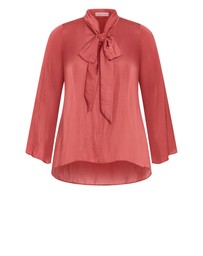 City Chic - Mahalia Neck Tie Top