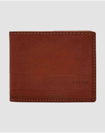 Fossil - Lufkin Brown Wallet