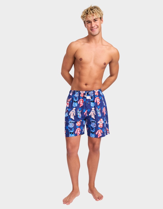 Mitch Dowd - Mitchdowd Dog Paws Bamboo Sleep Shorts