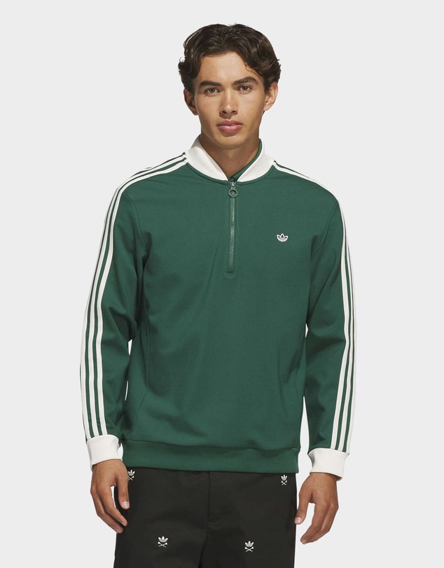 adidas Originals - Originals 3-Stripes 1/4 Zip Sweatshirt Mens