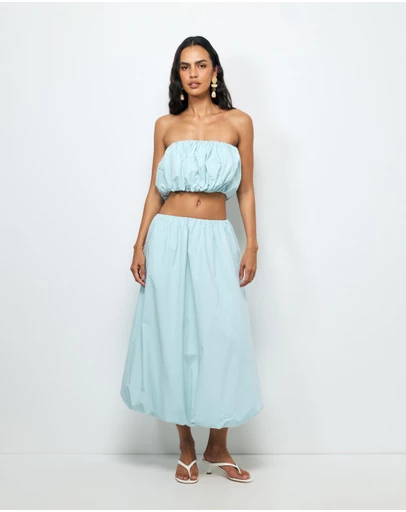 AERE - Quill Midi Skirt