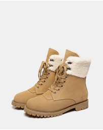 EVERAU - Australian Shepherd Ugg Mina Cow Suede Upper Martens