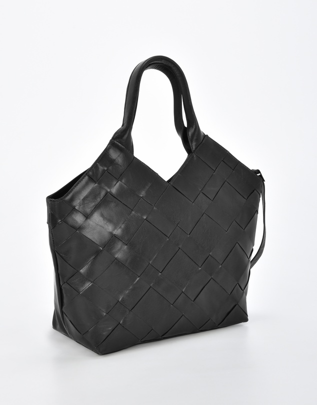 Baxter Woven Leather Tote