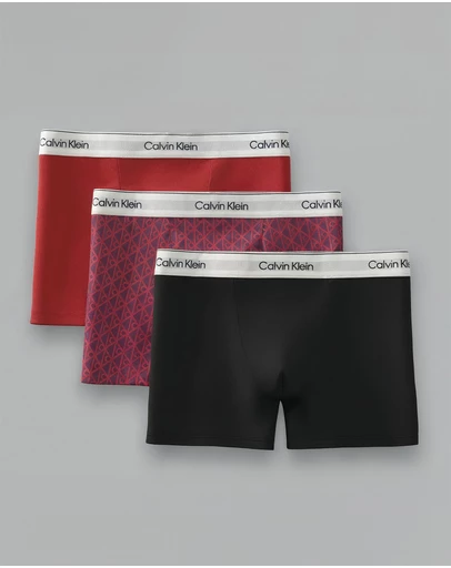 Calvin Klein - Icon Cotton Stretch 3 Pack Relaxed Trunks