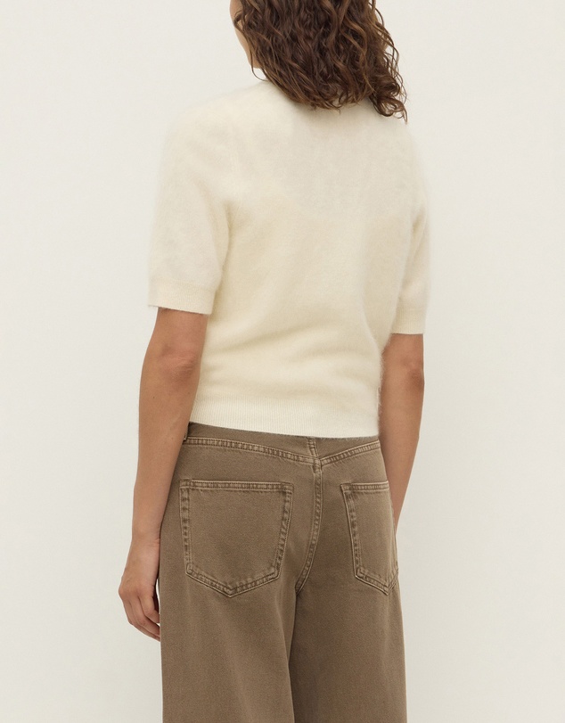 Assembly Label - Carina Wool Short Sleeve Cardigan