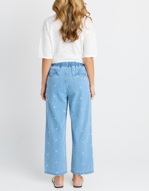 Betty Basics - Star Denim Jogger