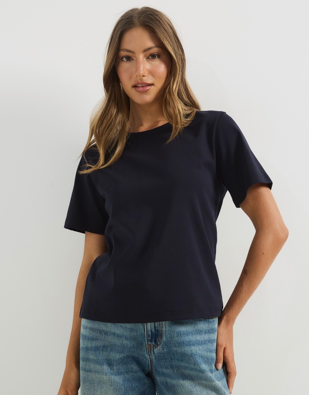 Atmos&Here - Cotton Slim T-Shirt