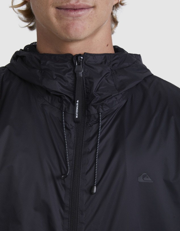 Quiksilver - Mens Waterwind Hooded Windbreaker Jacket