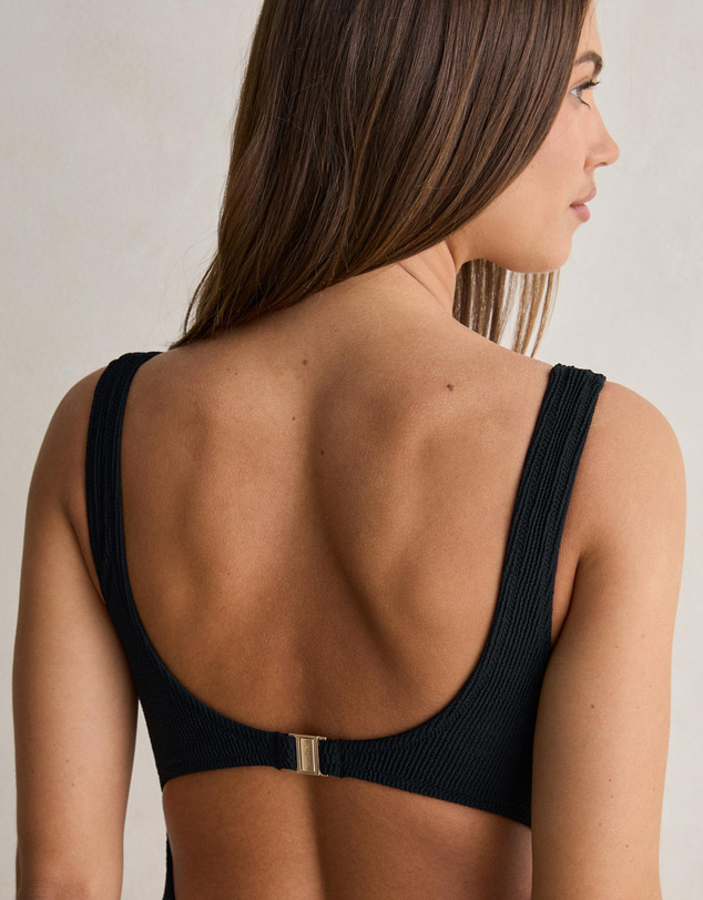 Rhythm - Essential Rib Square Neck One Piece - ICONIC EXCLUSIVE