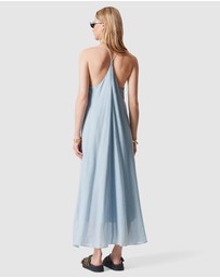 & Other Stories - Sleeveless Halterneck Midi Dress