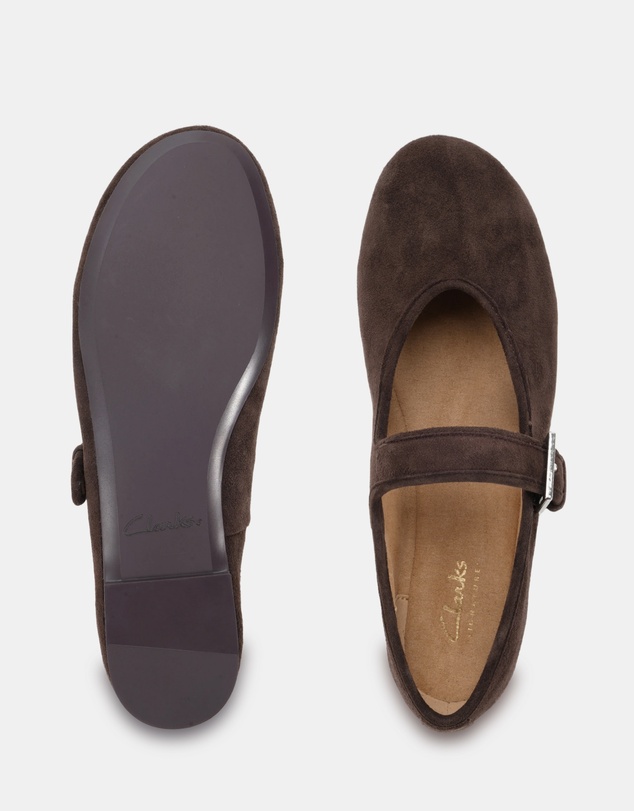 Clarks - Harriet Chocolate Suede