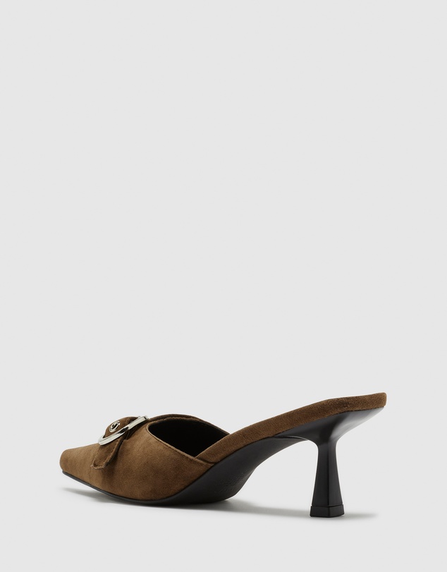 Nakedvice - The Sienna Cocoa Suede Heel