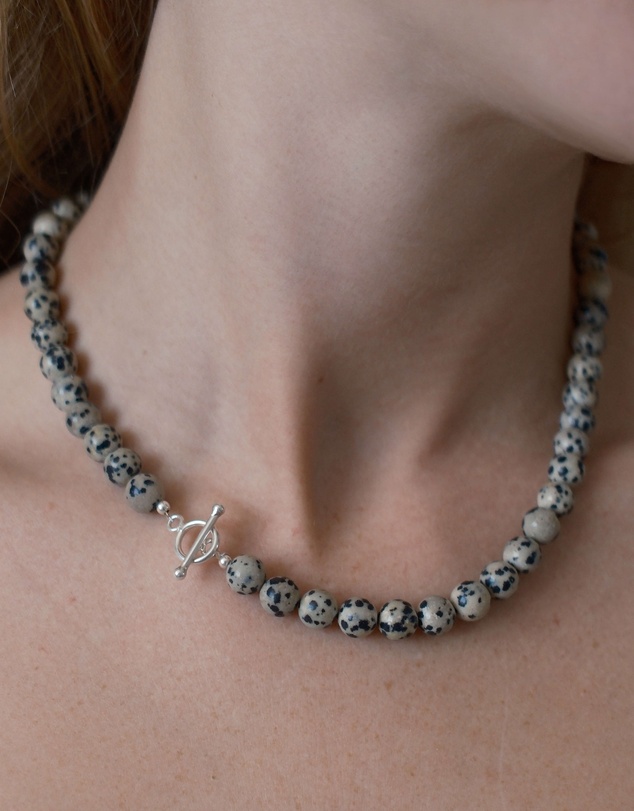 JUJU & CO - Dalmatian Jasper Stone Necklace