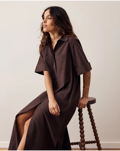 Ceres Life - Samara Midi Shirt Dress