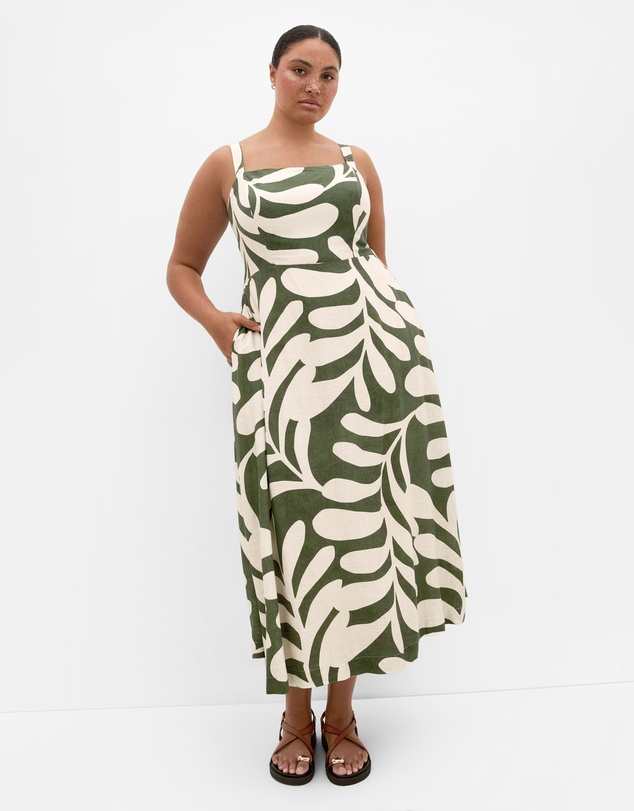City Chic - Taranto Print Maxi Dress