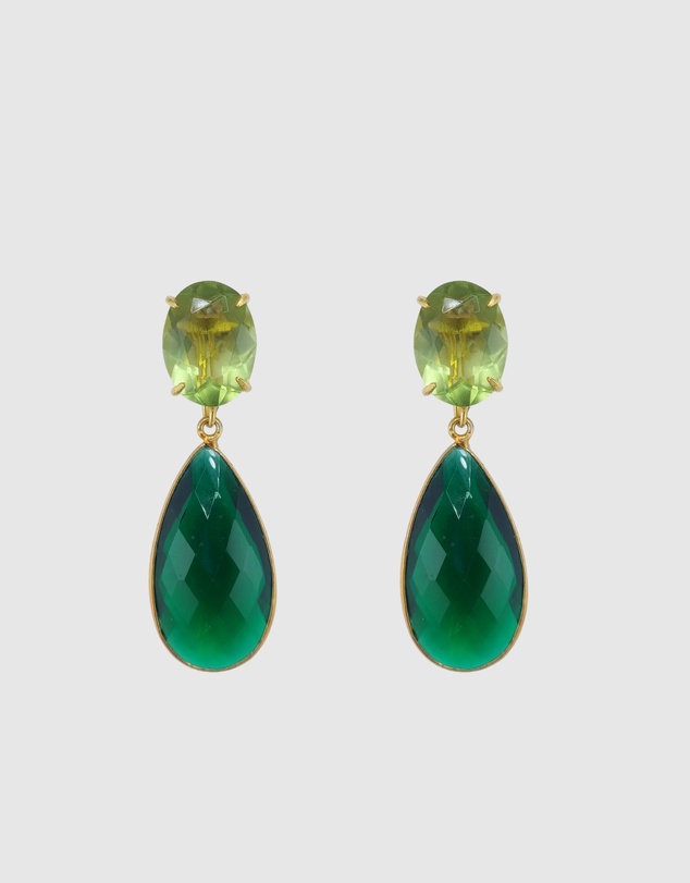 Izoa - Meadow Ombré Drop Earrings