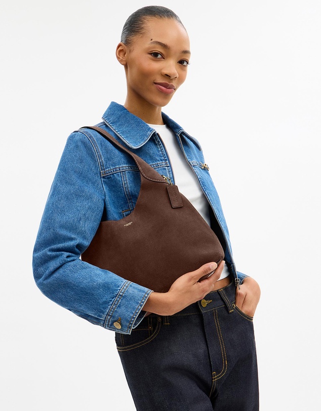 Coach - Suede Brooklyn Shoulder Bag 28