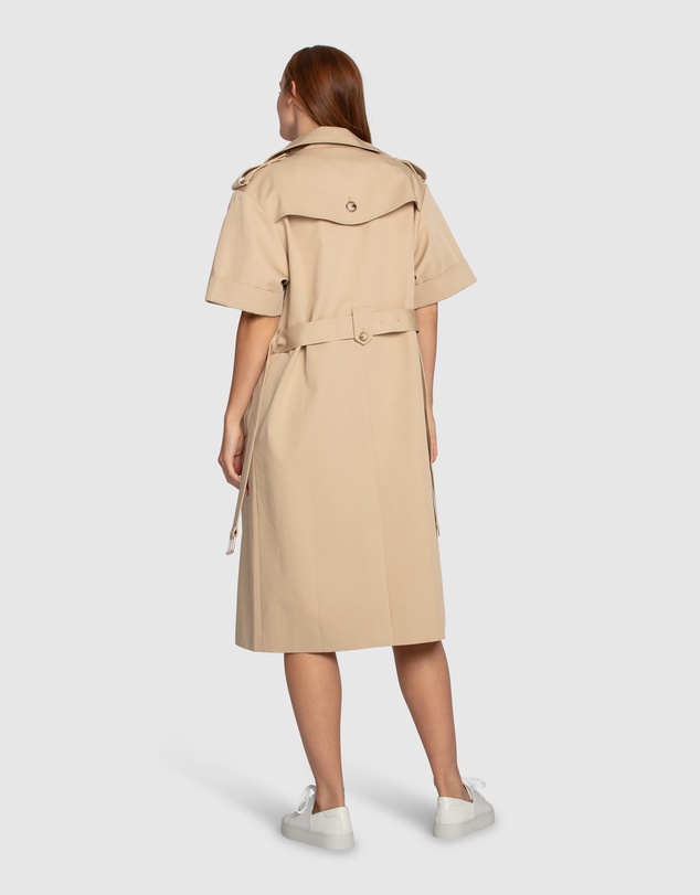 Belle & Bloom - Dust & Daring Short Sleeve Trench Style Dress
