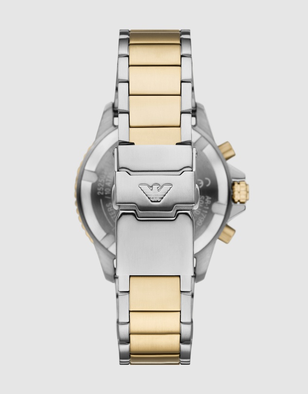 Emporio Armani - Two Tone Chronograph Watch