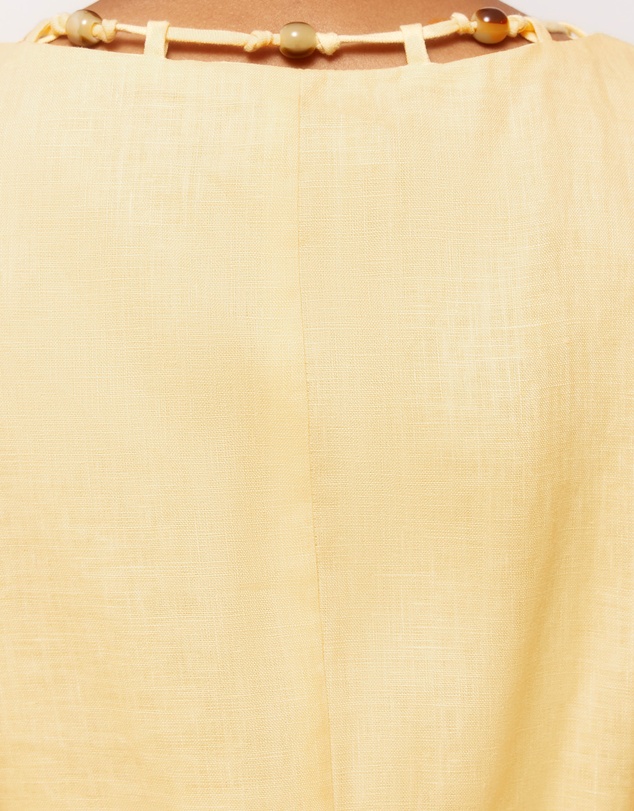 AERE - Jenna Linen Shift Mini Dress