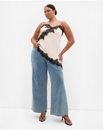 City Chic - Orielle Lace Trim Cami
