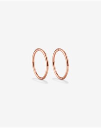 Michael Hill - 12mm Sleepers in 10kt Rose Gold