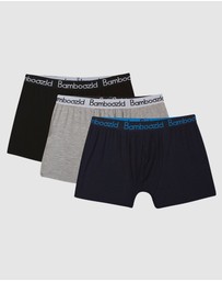 Bamboozld - Mens 3 Pack Bamboo Jersey Trunks