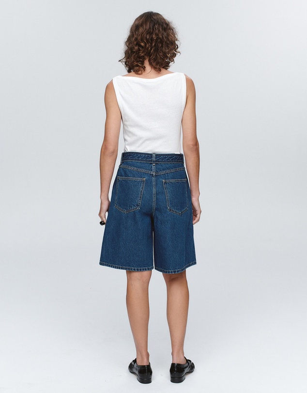 Marle - Belted Jean Shorts