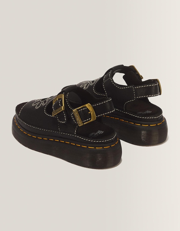 Dr Martens - Dunnet Flower Strap Sandals - Women's