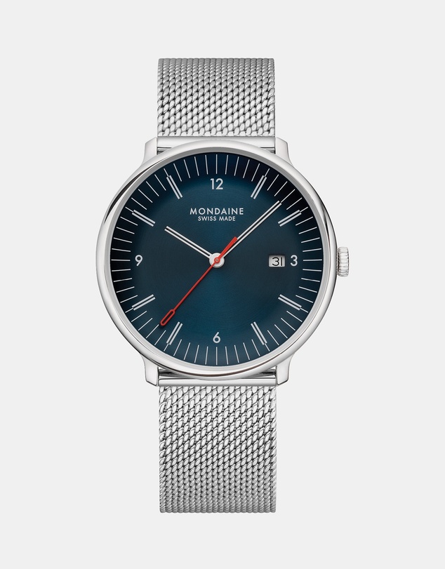 Mondaine - Mondaine Doppio 41mm Vegan Leather Watch Set