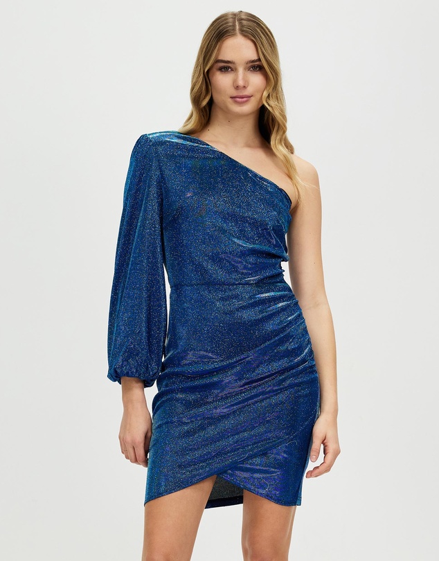 Romance by Honey and Beau - Emmie One Sleeve Dress