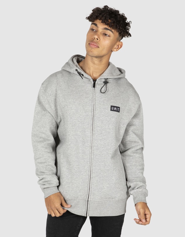 UNIT - UNIT Stack Mens Zip Thru Hoodie