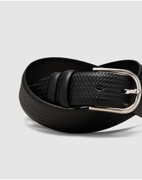 Politix - Textured Leather Belt