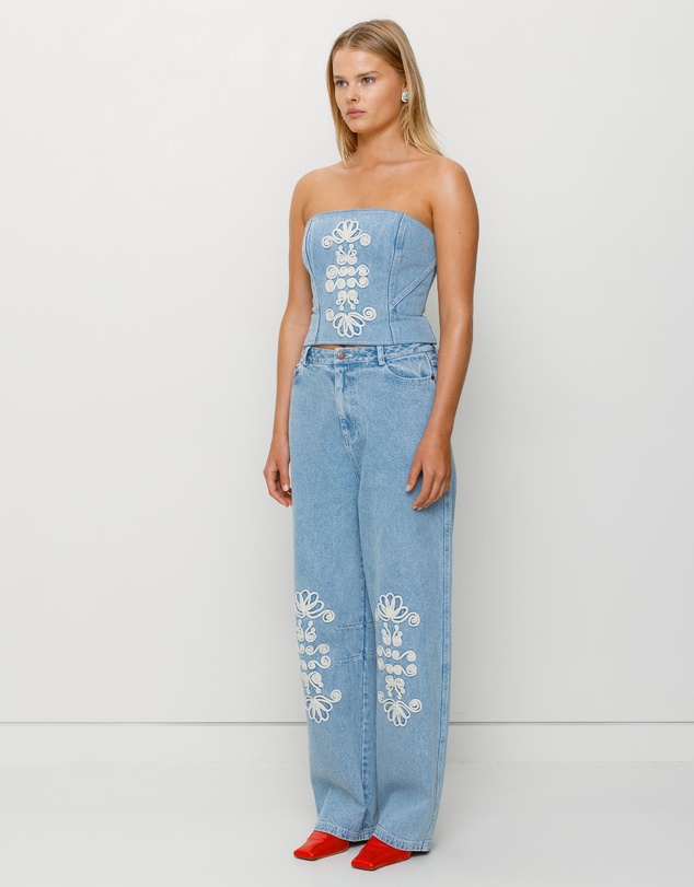 The Wolf Gang - El Toro Denim Bustier