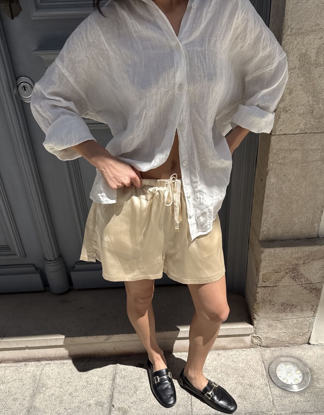 CAMIXA - Lulu Silk Shorts