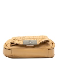 Pre-Loved by Azura Reborn - Pre-Loved Lambskin Watch Me Gauffre Flap Shoulder Bag