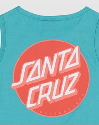 Santa Cruz - Other Dot Chest Crop Tank - Teens